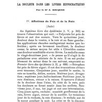 0096 - Page 78 - La douleur dans les livres hippocratiques. Par le Dr A. Souques. (Suite)