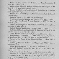 0200 - Page 184 - Société des sciences médicales de Madagascar. Séance du 22 décembre 1931. Ouvrages reçus