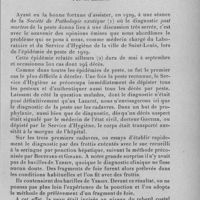 0417 - Page 399 - Séance du 11 mai 1932. Communications. Contribution au diagnostic post mortem de la peste. Les cadavres pesteux à foie négatif à l'examen direct, par G. Lefrou