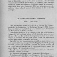 0562 - Page 542 - Séance du 8 juin 1932. Communications. Essais de désinsectisation durable du sol sablonneux des cases au Sénégal, par R. Pons. / Les puces domestiques à Tananarive, par J. Fonquernie