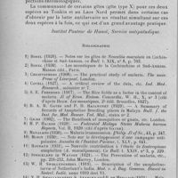 0680 - Page 656 - Séance du 8 juin 1932. Mémoires. Sur les gîtes larvaires types des anophèles au Tonkin, par C. Toumanoff. Résumé et conclusions. (Institut Pasteur de Hanoï, Service antipaludique.). / Bibliographie