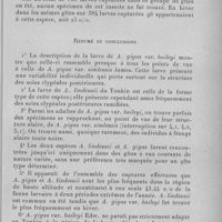0813 - Page 787 - Séance du 6 juillet 1932. Mémoires. Contribution à l'étude de la faune anophélienne d'altitude au Tonkin, par C. Toumanoff. La fréquence des diverses espèces anophéliennes dans la région de haute altitude au Tonkin. / Résumé et conclusions
