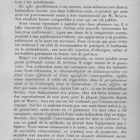 0089 - Page 71 - Séance du mercredi 11 janvier 1933. Mémoires. Piroplasmoses nord-africaines et chimiothérapie, par H. Velu, G. Zottner et P. Ipousteguy. Babésiellose