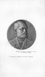 Reproduction agrandie de la médaille de la société. A. Laveran (1845-1922) - Bulletins de la Société [...]