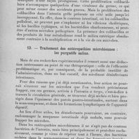 0166 - Page 142 - Célébration du 25e anniversaire de la Société de Pathologie Exotique. Séances des 8 et 9 février 1933. Séance de travail du 8 février. Etiologie et traitement des infections intestinales des pays chauds. Sur la pathogénie et sur le traitement des infections dites intestinales, (rapport introductif), par le prof. G. Sanarelli... 12. - Auto-défense de l'appareil digestif contre les microbes pathogènes. / 13. - Traitement des entéropathies microbiennes : les purgatifs salins