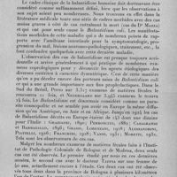 0199 - Page 175 - Célébration du 25e anniversaire de la Société de Pathologie Exotique. Séances des 8 et 9 février 1933. Séance de travail du 8 février. Etiologie et traitement des infections intestinales des pays chauds. Balantidiose humaine, par J. Franchini