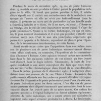 0418 - Page 388 - Séance du mercredi 8 mars 1933. Observations épidémiologiques sur la peste à Dakar. (Décembre 1932), par M. Advier et A. Diagne