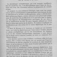 0557 - Page 526 - Société médico-chirurgicale de l'Ouest-Africain. Séance du 26 février 1933. Communications. A propos de deux cas de diphtérie maligne et de leur traitement par l'association sérum-insuline-glucose, par M. Advier et M. Riou