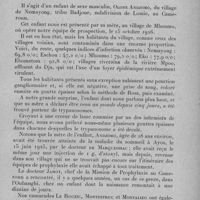 0640 - Page 607 - Séance du mercredi 5 avril 1933. Communications. Trypanosomiase humaine observée chez un enfant âgé de cinq jours. Par M. Chambon