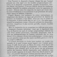 0771 - Page 730 - Séance du mercredi 10 mai 1933. Mémoires. L'anémie infectieuse des équidés au Maroc en 1932, par Schuler et H. Velu. Diagnostic clinique