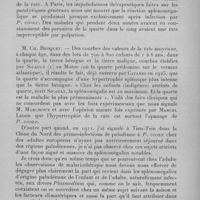 0878 - Page 829 - Séance du mercredi 14 juin 1933. Mémoires. Recherches sur la valeur comparée et les corrélations des indices endémiques palustres au Tonkin, par M. Farinaud