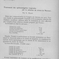 0892 - Page 843 - Séance du mercredi 14 juin 1933. Mémoires. Mode d'action de la thérapeutique intra-cérébrale de la paralysie générale, par M. Ducosté. / Traitement des splénomégalies tropicales par la solution de citrate de Normet, par G. Haslé