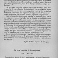 0966 - Page 913 - Séance du mercredi 12 juillet 1933. Communications. Phagocytose chez l'Entamoeba histolytica, par A. Alexeieiff. (Tiflis, Institut tropical de Géorgie.). / Sur une coccidie de la mangouste, par L. Balozet