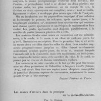 0967 - Page 914 - Séance du mercredi 12 juillet 1933. Communications. Sur une coccidie de la mangouste, par L. Balozet. (Institut Pasteur de Tunis.). / Les causes d'erreurs dans la pratique de la mélanofloculation, par A. Henry