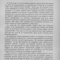 1014 - Page 959 - Séance du mercredi 12 juillet 1933. Mémoires. De l'efficacité de la tryparsamide chez les trypanosomés en deuxième période, A. Lore et J. Marty