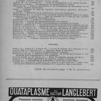 1029 - Page sans numérotation - Sommaire du numéro 8. (Suite du sommaire page 3 de la couverture)