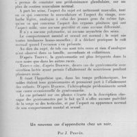 1173 - Page 1110 - Société médico-chirurgicale de l'Ouest-Africain. Séance du 9 juillet 1933. Gynécomastie chez un Soudanais, par Nicolle. / Un nouveau cas d'appendicite chez un Noir, par J. Pervès
