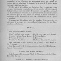 1195 - Page 1210 - Séance du 13 décembre 1933. Nécrologie. Décès de M. Joseph Lignières. / Elections