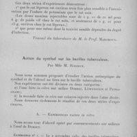 1224 - Page 1239 - Séance du 13 décembre 1933. Communications. Effet comparatif de l'iode sur le rat sain et sur le rat lépreux, par P. Berny. (Travail du laboratoire de M. le prof. Marchoux.). / Action du synthol sur les bacilles tuberculeux, par Mlle M. Rodieux