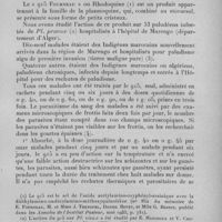 1240 - Page 1255 - Séance du 13 décembre 1933. Communications. Essais de traitement de la tierce maligne par le « 915 Fourneau » ou rhodoquine, par André Sergent et P. Vogt