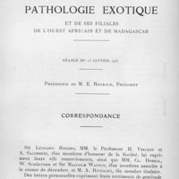 0003 - Page 1 - Séance du 13 janvier 1937. Correspondance