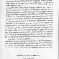 0142 - Page 136 - Séance du 10 février 1937. Communications. Remarque à propos de la note de M. Berny, par V. Chorine. / Anophèles de Camargue, par M. Treillard