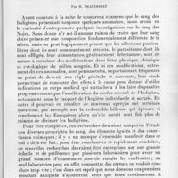 0153 - Page 147 - Séance du 10 février 1937. Communications. Notes sur quelques examens pratiques au Cameroun sur le sang des indigènes, par R. Beaudisnet