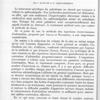 0383 - Page 362 - Séance du 12 mai 1937. Communications. Essai de thérapeutique des splénomégalies paludéennes par l'acaprine. Réduction rapide des splénomégalies palustres par l'injection d'acaprine. Par I. Radvan et D. Alexandrescu