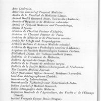 0463 - Page 438 - Société des sciences médicales de Madagascar. Séance du 6 avril 1937. Liste des échanges