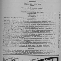 0467 - Page sans numérotation - Sommaire du numéro 6