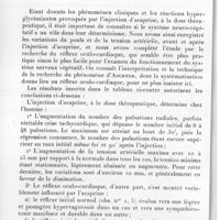 0497 - Page 470 - Séance du 9 juin 1937. Communications. Influence de l'acaprine sur l'appareil cardio-vasculaire et le tonus végétatif, par I. Radvan et D. Alexandrescu