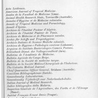 0633 - Page 603 - Société médicale de l'Afrique Equatoriale Française. Séance du 10 janvier 1937. Liste des échanges