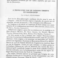 0746 - Page 708 - Séance du 13 octobre 1937. Communications. Premiers résultats d'essais d'accouplement et d'élevages au laboratoire d'Anopheles vagus au Tonkin, par C. Toumanoff. / A propos d'un cas de gangosa observé en Guadeloupe, par A. Jolly et Di Ruggiero