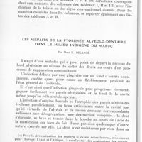 0824 - Page 784 - Séance du 10 novembre 1937. Communications. Définition et détermination pratique de tous les groupements d'espèces du genre Aëdes et des genres voisins, par M. Treillard. / Les méfaits de la pyorrhée alvéolo-dentaire dans le milieu indigène du Maroc, par Mme E. Delanoë