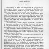 0849 - Page 809 - Séance du 10 novembre 1937. Mémoires. Les bienfaits de l'assistance médicale indigène en vingt-cinq années de protectorat français au Maroc. (Premier mémoire), par Mme E. Delanoë