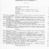 0004 - Page sans numérotation - Sommaire du numéro 1