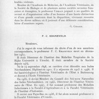 0010 - Page 4 - Séances des 8 janvier et 12 février 1958. Nécrologie. Achille Urbain. [G. Girard]. / F. C. Kraneveld