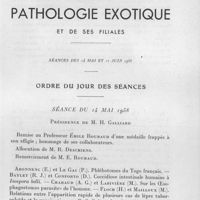 0300 - Page 277 - Séances des 14 mai et 11 juin 1958. Ordre du jour des séances