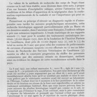 0512 - Page 477 - Séances des 9 juillet et 8 octobre 1958. Communications. Sur le diagnostic expérimental de la rage, par M. Noury et L. Chevrier