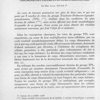 0515 - Page 480 - Séances des 9 juillet et 8 octobre 1958. Communications. Contribution microscopique à l'étude cytologique des virus du groupe trachome-psittacose-lymphogranulomatose, par Mme Annie Roger