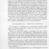 1006 - Page 928 - Séance du 10 décembre 1958. Mémoires. La tuberculose pulmonaire au Cameroun en 1958, endémie tuberculeuse, formes cliniques, traitement, prophylaxie, par Marc Brunel. Les formes cliniques de la tuberculose pulmonaire. / Le traitement de la tuberculose pulmonaire