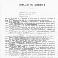 0147 - Page sans numérotation - Sommaire du numéro 2