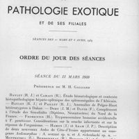 0148 - Page 129 - Séances des 11 mars et 8 avril 1959. Ordre du jour des séances