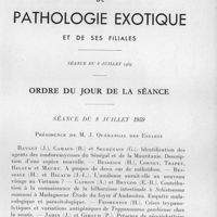 0462 - Page 415 - Séance du 8 juillet 1959. Ordre du jour de la séance