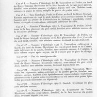 0499 - Page 450 - Séance du 8 juillet 1959. Mémoires. Identification des agents des maduromycoses du Sénégal et de la Mauritanie. Description d'une espèce nouvelle, par J. Baylet, R. Camain et G. Segretain. I. - Mycétomes à Madurella mycetomi