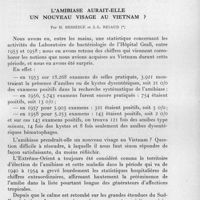 0534 - Page 477 - Séance du 8 juillet 1959. Mémoires. Identification des agents des maduromycoses du Sénégal et de la Mauritanie. Description d'une espèce nouvelle, par J. Baylet, R. Camain et G. Segretain. III. - Souches douteuses ou non identifiées. / L'amibiase aurait-elle un nouveau visage au Vietnam ? Par H. Bessèige et J.-L. Rigaud