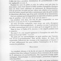 0589 - Page 528 - Séance du 8 juillet 1959. Mémoires. Résultats d'une expérimentation de chimioprophylaxie par la pyriméthamine dans la zone pilote de lutte antipaludique de bobo-dioulasso, par J. Ricossé, H. Bailly-Choumara, J.-P. Adam et J. Hamon. Résultats. / Discussion