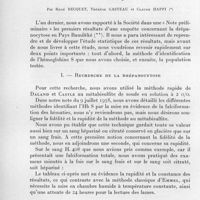 0917 - Page 836 - Séances des 18 novembre et 9 décembre 1959. Mémoires. La drépanocytose en pays Bamiléké (Caméroun). Étude statistique. Par René Becquet, Thérèse Gasteau et Claude Happi
