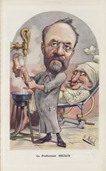 [Caricature] Le Professeur Reclus (B. Moloch) - Chanteclair