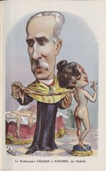 [Caricature] Le Professeur Calleja y Sanchez, de Madrid (B. Moloch) - Chanteclair
